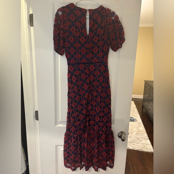 NSR blue and red lace dress - Picture 2 of 5